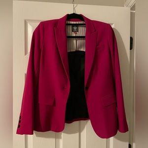 Vince Camuto - Magenta/Pink lined blazer - size 6